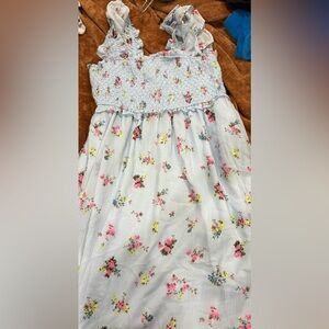 Floral Smocked Dress